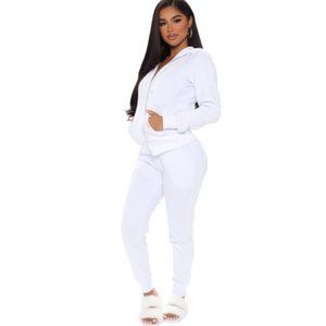 Chill Vibes Joggers - White